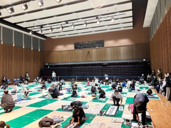 阿久比町菅原道真公書初め大会